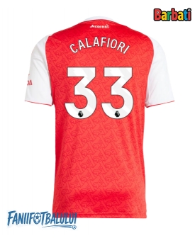 Arsenal Riccardo Calafiori #33 Tricou Fotbal Replică 2025-26 Barbati Acasa